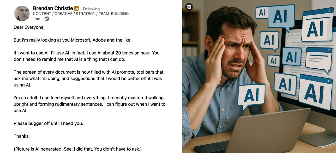 Brendan Christie - 1 Linkedin Post by Brendan Christie